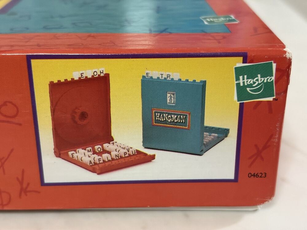 Vintage HangMan Board Game by Milton Bradley 1999 Used Great Condition
